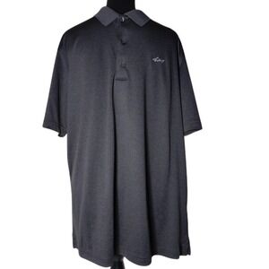Greg Norman Play Dry ML75 Polo Shirt Golf Athletic Black Mens‎ Large